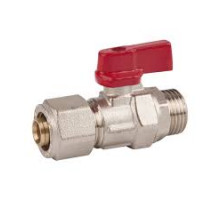 Кран шаровый НР (компресс.) 16x1/2 (KR351) TM KOER WING