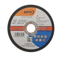 Диск 125х1,6х22,2мм отрезной по металлу (уп.50шт) - TM MPN
