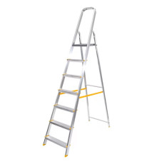 Стремянка алюминиевая 7 ступ. (нагр. на ступень 150кг) - ТМ Denzel