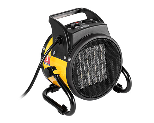 Тепловая пушка, керам. нагреватель (тепловентилятор) DHC 2-100, 230 В, 0,025/1/2 кВт - ТМ DENZEL.