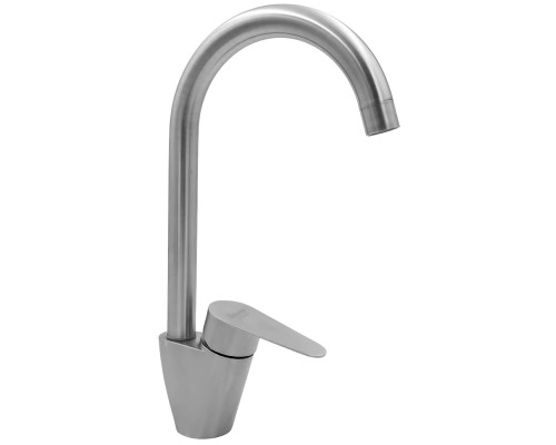Смеситель для кухни с изливом "U" хром мат INOX Rubano 27194