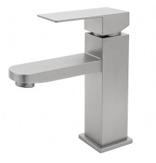 Смеситель для умывальника хром INOX Rubano 27572