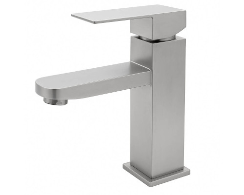 Смеситель для умывальника хром INOX Rubano 27572