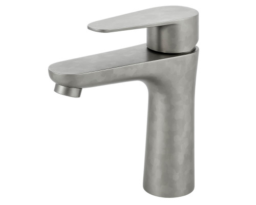 Смеситель для умывальника хром мат INOX Rubano 27577