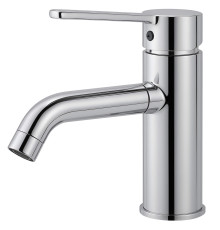 Смеситель для умывальника хром INOX Rubano 27876