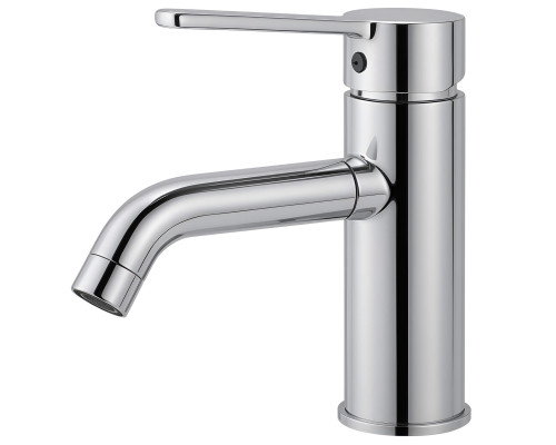 Смеситель для умывальника хром INOX Rubano 27876
