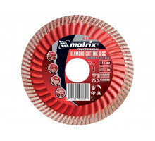 Диск алмазн. 230 х 22,2 мм TURBO, сухая резка (уп.10шт) - ТМ MTX