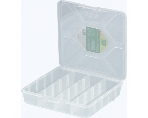 Органайзер универсальный средний, прозрачный матовый, 20х20х4,5см - ТМ Сибртех