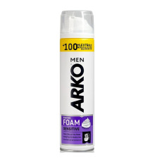 Пена для бритья 300 мл + 100мл Sensitive Arko Men