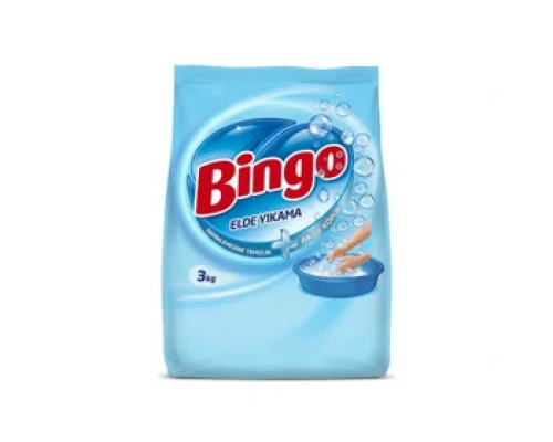 Порошок стиральный ручн. cтирка 3,0 кг Regular Bingo