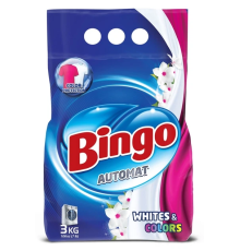 Порошок стиральный автомат 3,0 кг White & Colors Bingo