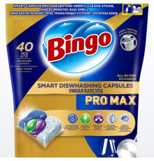 Капсулы для ПММ 40 шт/уп Pro Max Bingo