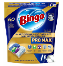 Капсулы для ПММ 60 шт/уп Pro Max Bingo