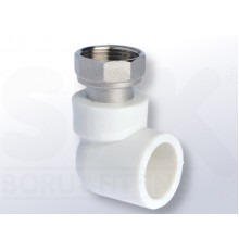 Угол D 25-3/4 с накидной гайкой (10; 130) ТМ SPK