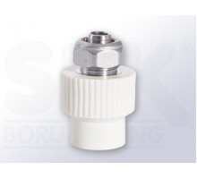 Муфта НР (ПРХ) D20-1/2 d16 для PEX (10/80) TM SPK