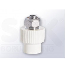 Муфта НР (ПРХ) D20-1/2 d16 для PEX (10/80) TM SPK