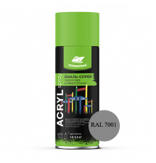 Спрей-краска акриловая универсальная ACRYL SPRAY (400мл) RAL 7001 серебристо-серый