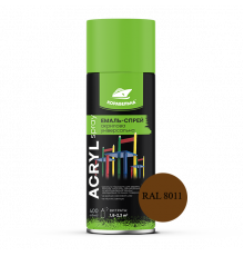 Спрей-краска акриловая универсальная ACRYL SPRAY (400мл) RAL 8011 орехово-коричневый