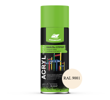 Спрей-краска акриловая универсальная ACRYL SPRAY (400мл) RAL 9001 кремово-белый