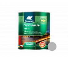 Грунт-эмаль на ржавчину 3в1 ТМ Корабельная светло-серая 0,9 Грунт-эмаль на ржавчину 3в1 ТМ Корабельная светло-серая 0,9