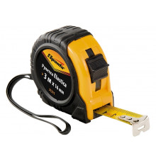 Рулетка 3м х 16мм Elastica, обрезиненный корпус (уп.12шт) - TM Sparta