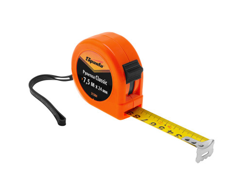 Рулетка 7,5м х 24мм Classic, пластиковый корпус (уп.6шт) - TM Sparta