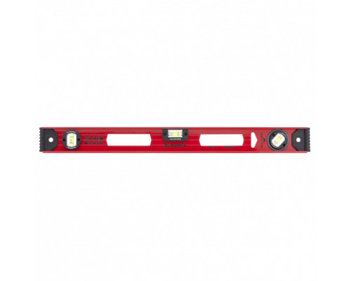 Уровень алюминиевый 600мм, "Рельс" 3 глазка, усиленный - ТМ MTX