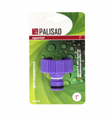 Адаптер пластмассовый, 1", внутренняя резьба -ТМ Palisad
