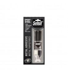 Клей эпоксидный металлический 28г (уп.12шт) Selsil