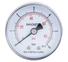 Манометр 0-0,4 Мпа Дк 50 мм 1/4, нерж. корпус SD170 - ТМ SD Plus