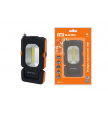 Фонарь переносной светодиодный ФП4, 1 Вт LED+3 Вт COB, 110 лм, 3хААА, магн., телескоп - TM TDM
