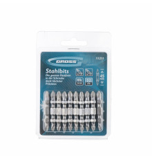 Бита двухсторонняя PH2/PH2х45мм, сталь S2, (уп.10шт) - TM Gross