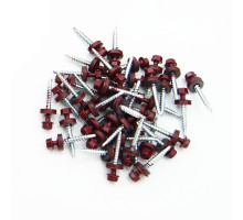 Винт самосверлящий для крепления профильного листа к дереву 4,8x35 (уп.250 шт) вишня Wkret-Met Винт самосверлящий для крепления профильного листа к дереву 4,8x35 (уп.250 шт) вишня Wkret-Met