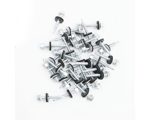 Винт самосверлящий для крепления профильного листа к металлу 4,8x19 (уп.250 шт) цинк Wkret-Met