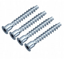 Винт-конфирмат потай 6,4х50 цинк (уп 2000 шт) Wkret-Met