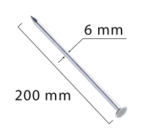 Гвозди строит. 6,0*200 (5 кг)