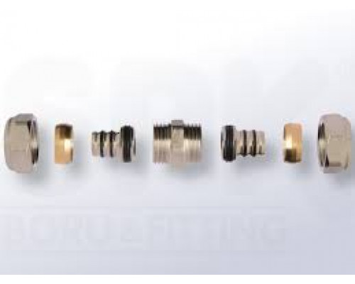 Муфта соединительная для PE-RX/PEX 16x1/2 (100) - TM SPK Муфта соединительная для PE-RX/PEX 16x1/2 (100) - TM SPK