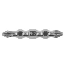 Бита двухсторонняя PH2/PZ2х45мм, сталь S2, (уп.10шт) - TM Gross