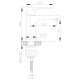 Смеситель Rossinka RS35-11PC, умывальник, латунный, однорычажный (к. 35), перламутр/хром