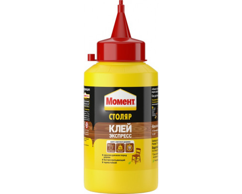 Момент Столяр Клей-Экспресс, 250г (кор.12шт)-ТМ Момент