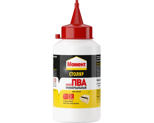 Момент Столяр ПВА Универсальный, 250г (кор.12шт)-ТМ Момент