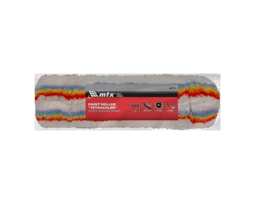 Шубка Tetracolor, фасад., 250мм, ворс 18 мм, D-55мм, D ручки 8мм, полиакрил - TM MTX