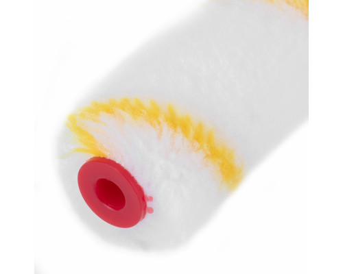 Шубка Polyacryl желтая полоса, 100мм, ворс 12мм, D-16мм, D ручки 6мм - TM MTX