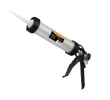 Пистолет для герметика 400мл, "Закрытый", алюминиевый корпус, круглый шток 8мм - ТМ Sparta.