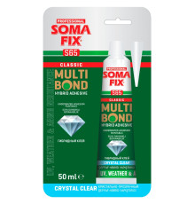 Гибридный клей MULTIBOND CRYSTAL (прозрачный) 50мл/70гр (36шт/уп) - TM SOMAFIX