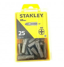 Насадки отверточные Ph3 25мм (25шт) Stanley