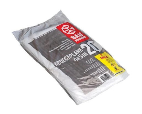 Пленка защитная 4х5м, (20м2) 7мкм, HDPE - ТМ BAUWELT