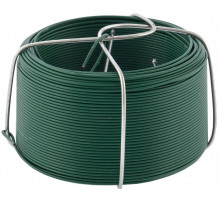 Проволока с ПВХ покрытием, зеленая 0,9 мм, длина 50м - TM MTX