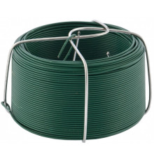 Проволока с ПВХ покрытием, зеленая 0,9 мм, длина 50м - TM MTX