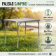 Стол складной алюминиевый, столешница МДФ, 900x600x300/700 мм Camping - ТМ Palisad